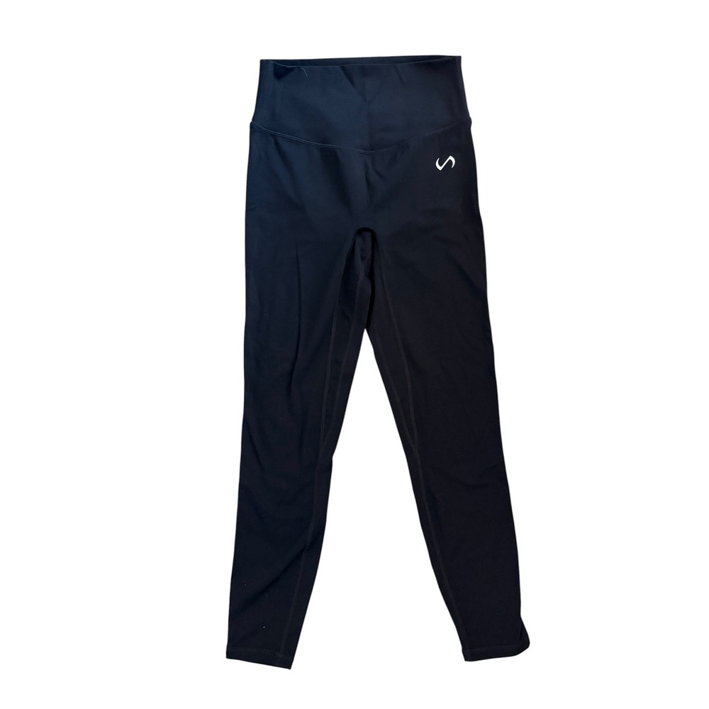 TLF Apparel Womens Black High Waisted Workout Leggings Size M